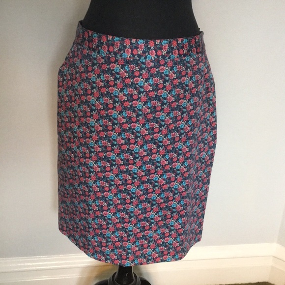 346 Brooks Brothers Floral Midi Skirt, 12 - Picture 1 of 9